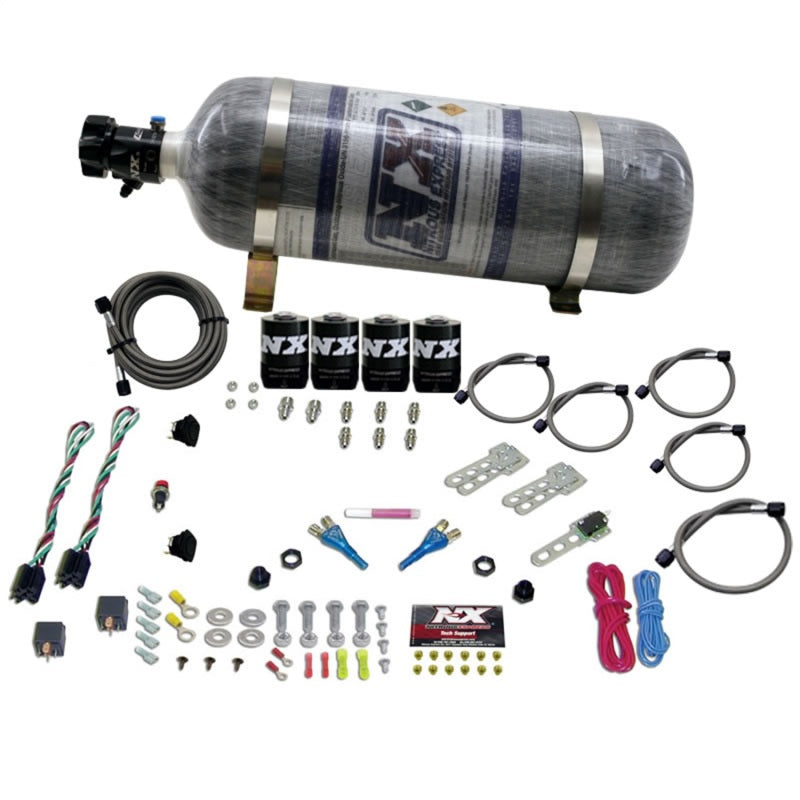 Nitrous Express GM EFI Dual Stage Nitrous Kit (50-150HP x 2) w/Composite Bottle Nitrous Systems Nitrous Express