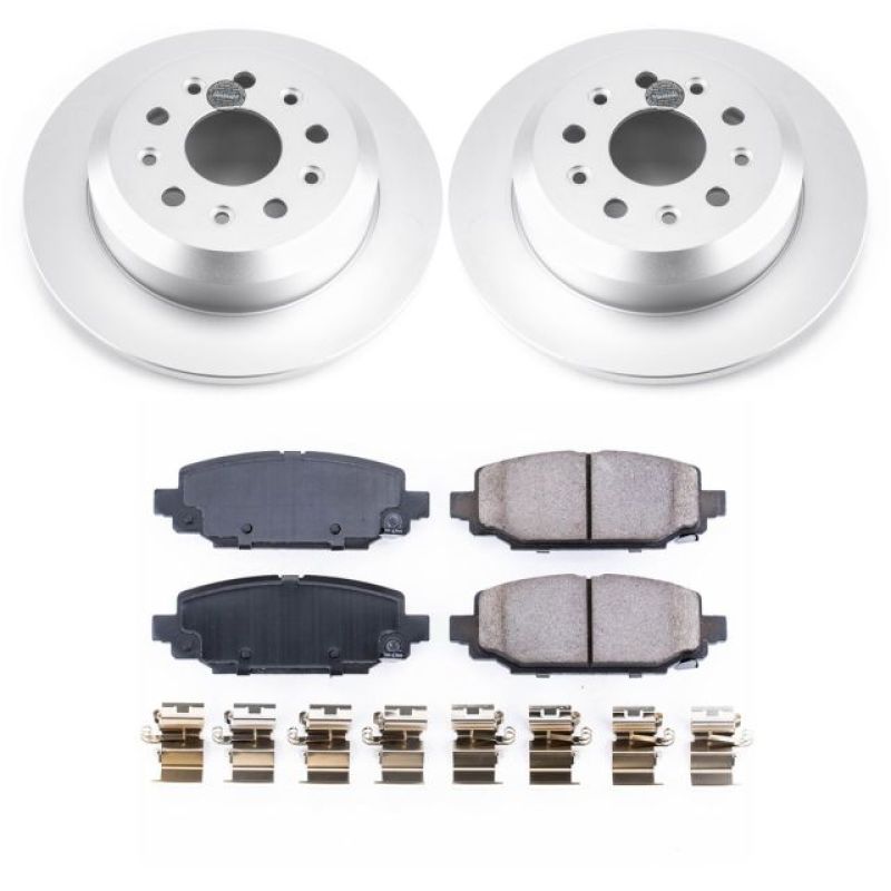 Power Stop 18-19 Jeep Wrangler Rear Z17 Evolution Geomet Coated Brake Kit Brake Kits - Performance Blank PowerStop