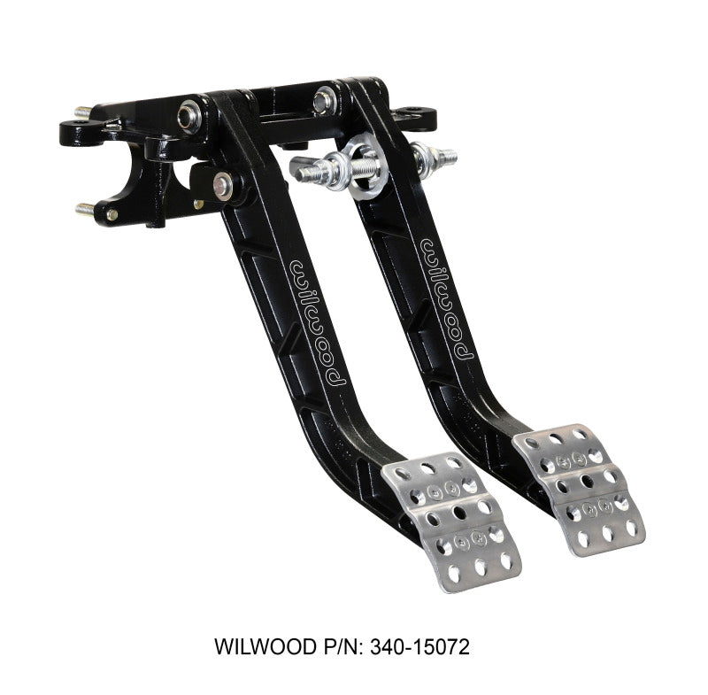 Wilwood Adjustable-Trubar Dual Pedal - Brake / Clutch - Fwd. Swing Mount - 6.25:1 Pedals Wilwood