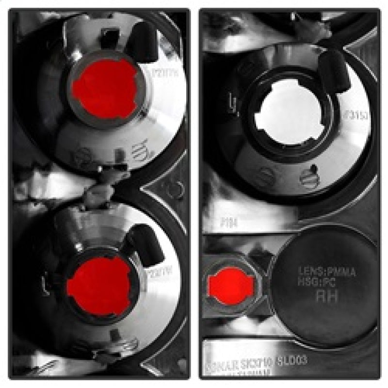 Spyder Chevy Silverado 1500 03-06 (Does Not Fit Stepside)Euro Style Tail Lights Chrm ALT-YD-CS03-C Tail Lights SPYDER