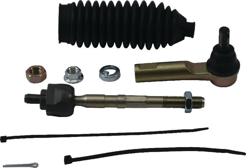 QuadBoss 15-21 Honda SXS500 Pioneer 500 Steering Rack Tie Rod Assembly Kit - Left Inner & Outer Tie Rods QuadBoss