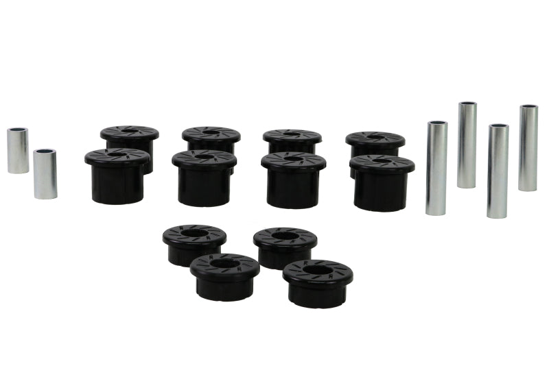 Whiteline 1980-1997 Ford F-250 Spring - Eye Front/Rear And Shackle Bushing Spring Insulators Whiteline