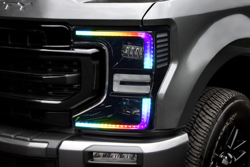Oracle 2022 Ford F250/350 Super Duty Dynamic ColorSHIFT Headlight DRL Kit w/Switchback Headlights ORACLE Lighting