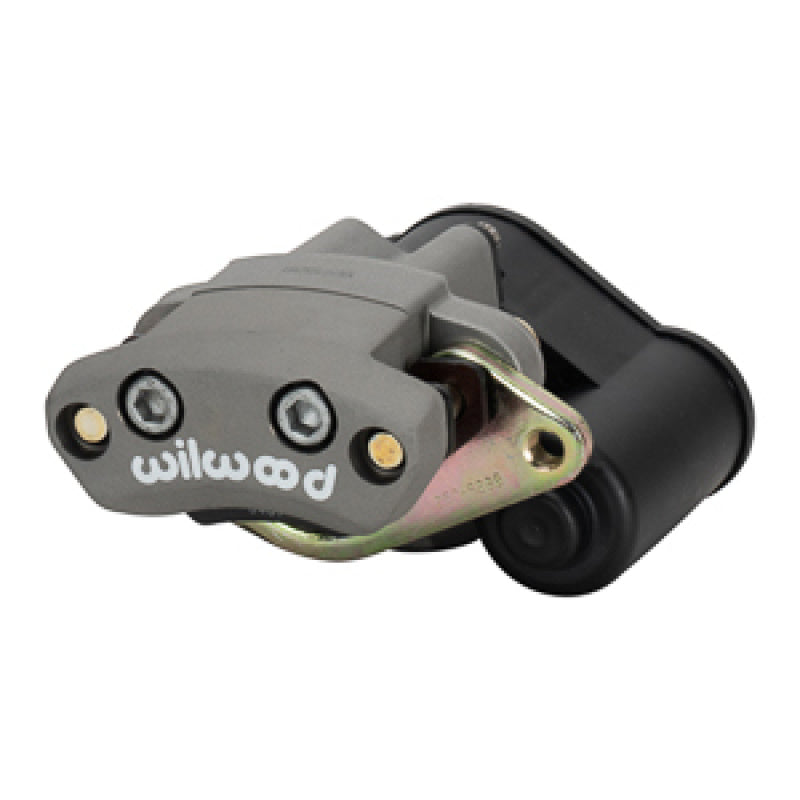 Wilwood Hard Ano Electric Parking Brake Caliper - 4.75in Bracket - 0.44-0.61in - Left Brake Calipers - Perf Wilwood