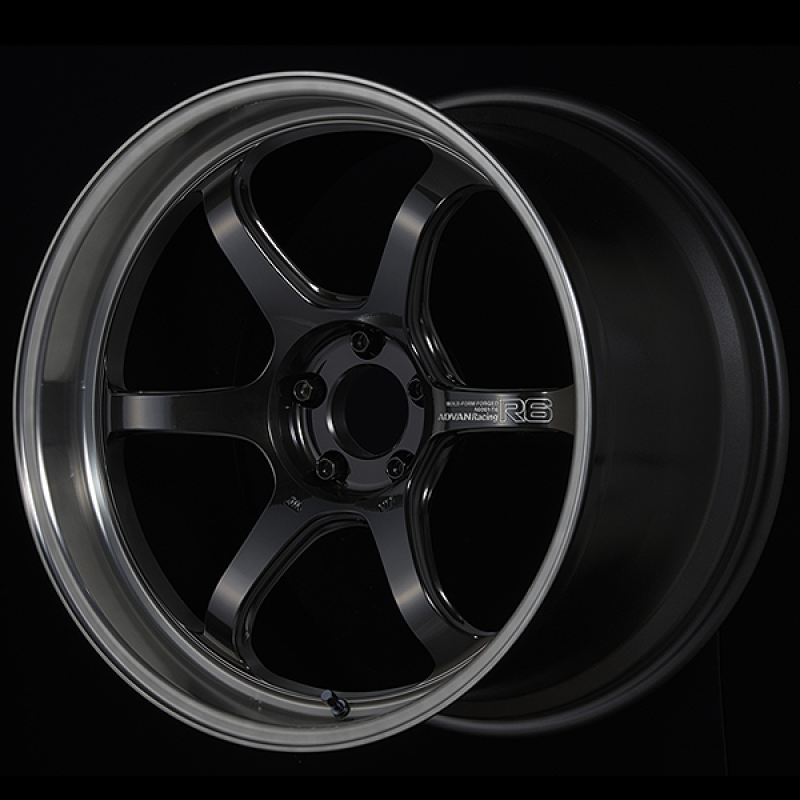 Advan R6 20x10 +25mm 5x112 Machining and Black Coating Graphite Wheel Wheels - Forged Advan