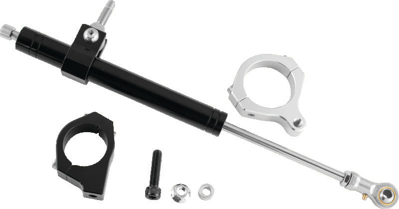 Twin Power 06-17 FXD Black Steering Damper Kit Steering Dampers TwinPower