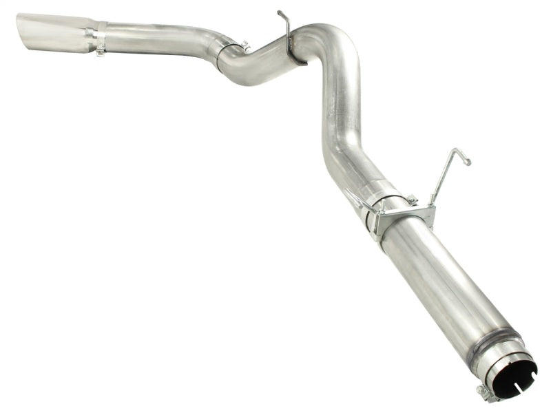 aFe Atlas Exhaust DPF-Back Aluminized Steel Exhaust Dodge Diesel Trucks 07.5-12 L6-6.7L Polished Tip DPF Back aFe
