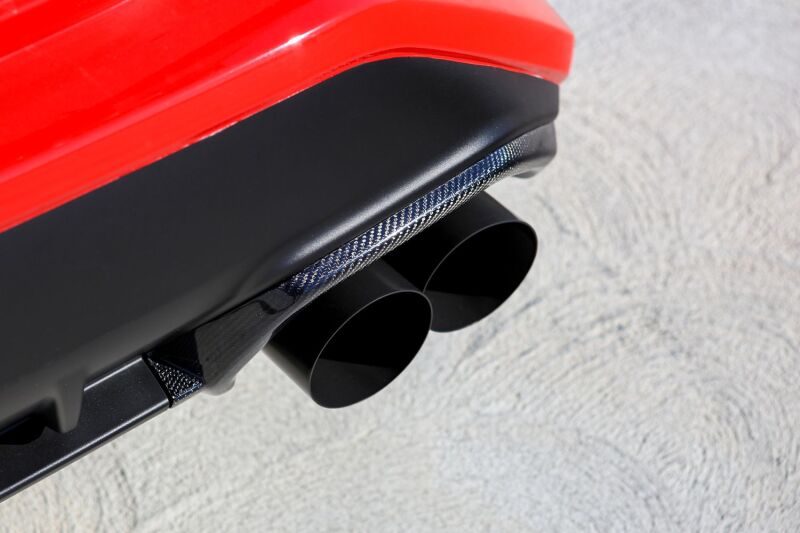 RMK Designs 22+ Subaru WRX Carbon Fiber Exhaust Finisher - Gloss Finish Exhaust Hardware Remark