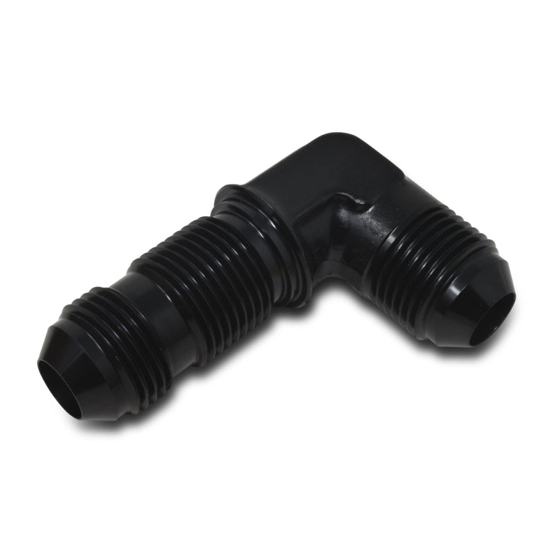 Russell Performance -6 AN 90 Degree Flare Bulkhead (Black) Fittings Russell