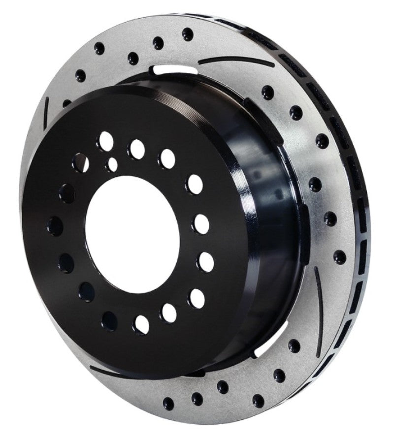 Wilwood Rotor-1.91in Offset-SRP-BLK-Drill-RH 12.19 x .810 - 5 Lug 3.12in Reg-C10 Brake Rotors - 2 Piece Wilwood