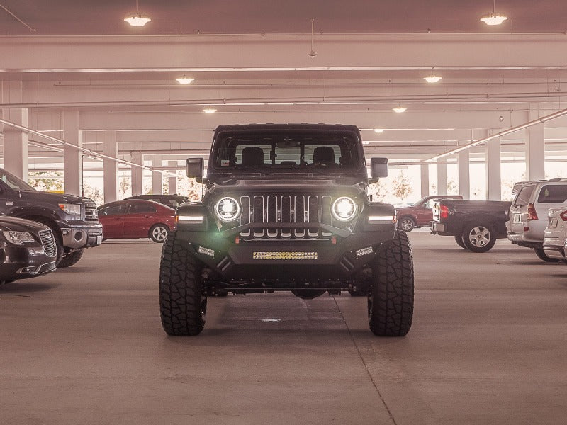 Road Armor 18-20 Jeep Wrangler JL SPARTAN Front Bumper - Tex Blk Bumpers - Steel Road Armor