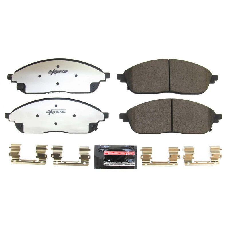 Power Stop 2022 Jeep Grand Cherokee Front Z36 Truck & Tow Brake Pads w/Hardware Brake Pads - Performance PowerStop