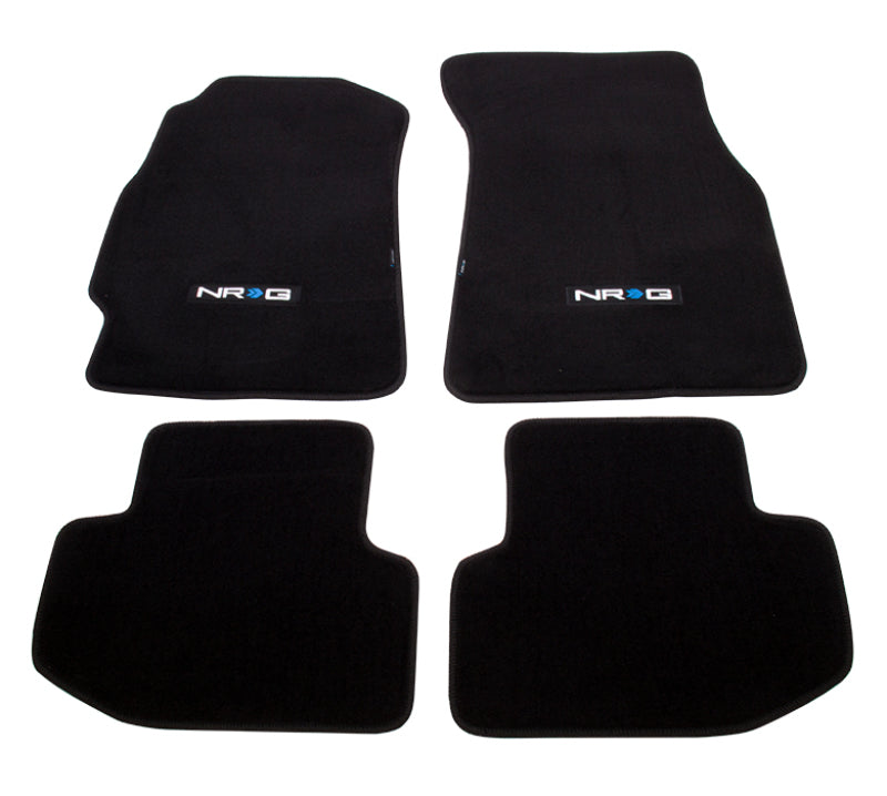 NRG Floor Mats - 94-01 Acura Integra (NRG Logo) - 4pc. Floor Mats Carpeted NRG