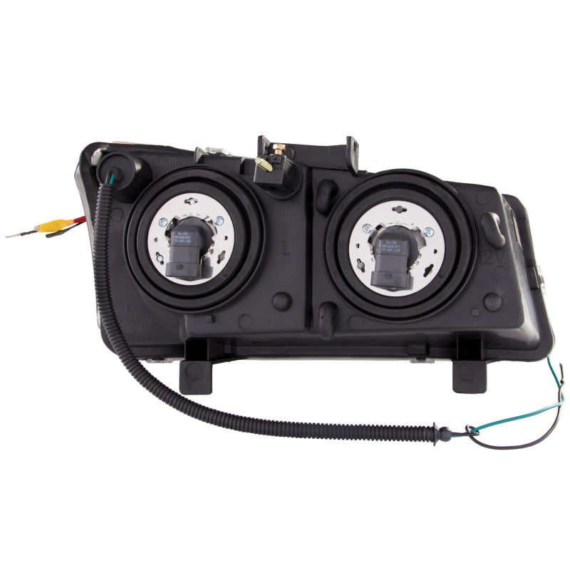 ANZO 2003-2006 Chevrolet Silverado 1500 Projector Headlights w/ U-Bar Chrome Headlights ANZO