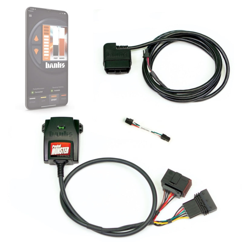 Banks Power Pedal Monster Kit (Stand-Alone) - TE Connectivity MT2 - 6 Way - Use w/Phone Throttle Controllers Banks Power