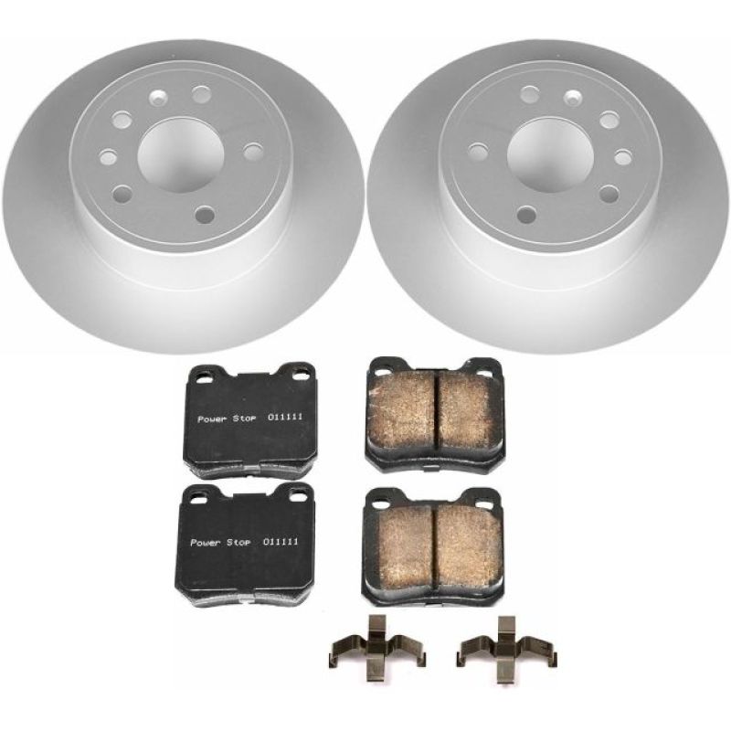 Power Stop 99-03 Saab 9-3 Rear Z23 Evolution Sport Coated Brake Kit Brake Kits - Performance D&S PowerStop