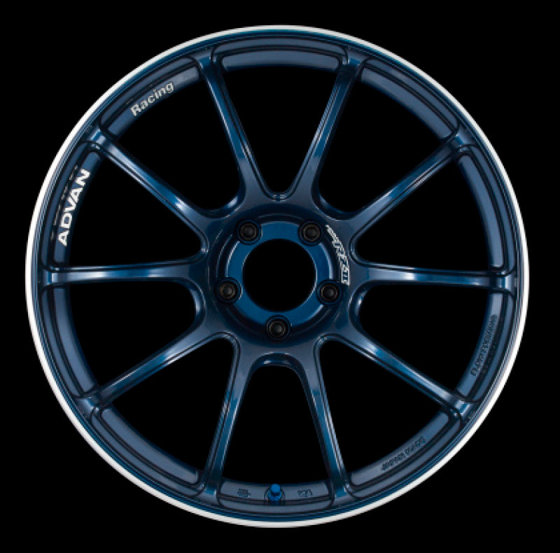 Advan RZII 15x8.0 +35 4x100 Racing Indigo Blue and Ring Wheel Wheels - Cast Advan