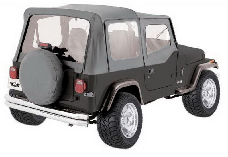 Rampage 1976-1983 Jeep CJ5 Complete Top - Grey Denim Soft Tops Rampage