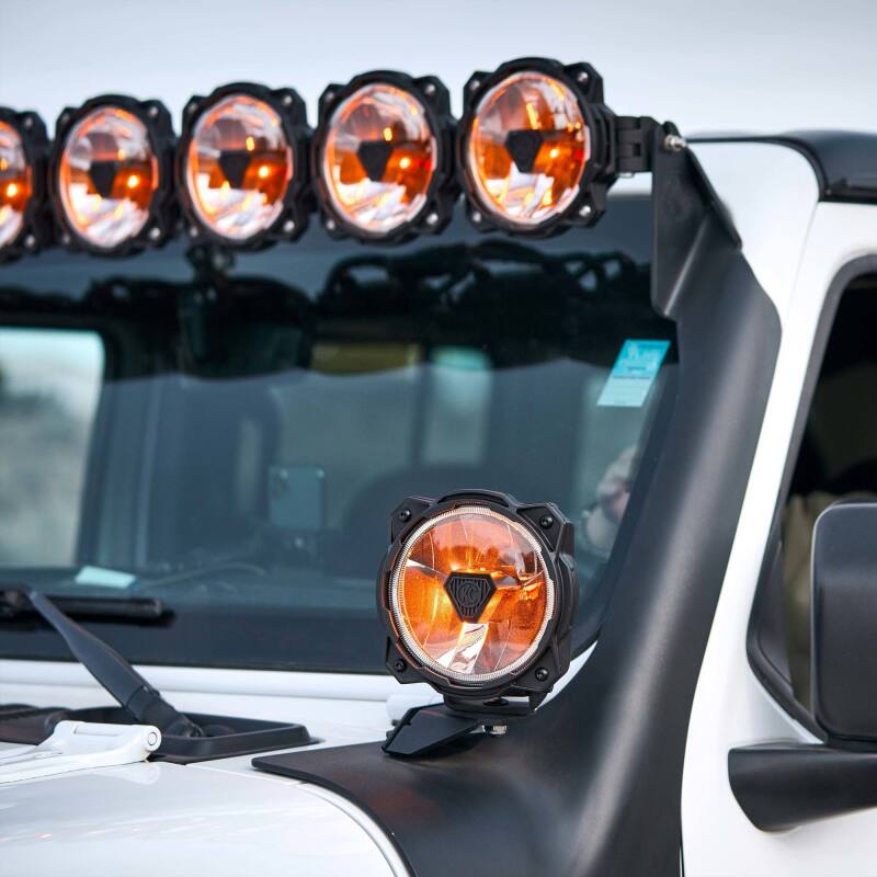 KC HiLiTES Gravity Titan LED 6in. - Pair Pack (SAE Driving Beam) Light Bars & Cubes KC HiLiTES