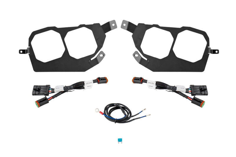 Diode Dynamics 14-23 Polaris RZR XP SS3 LED Headlight Mounting Bracket Kit Brackets Diode Dynamics