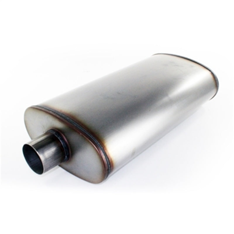aFe MACHForce XP Exhausts Mufflers SS-409 EXH Muffler 3In/Out 5x11 Body Brushed Catback aFe