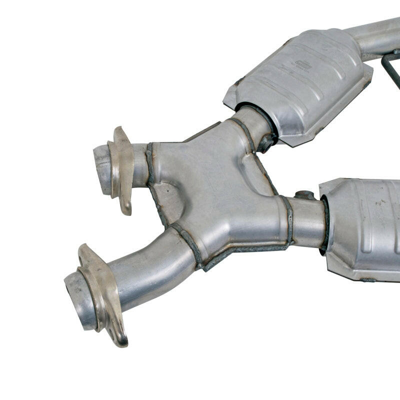 BBK 96-98 Mustang 4.6 GT High Flow X Pipe With Catalytic Converters - 2-1/2 Catback BBK