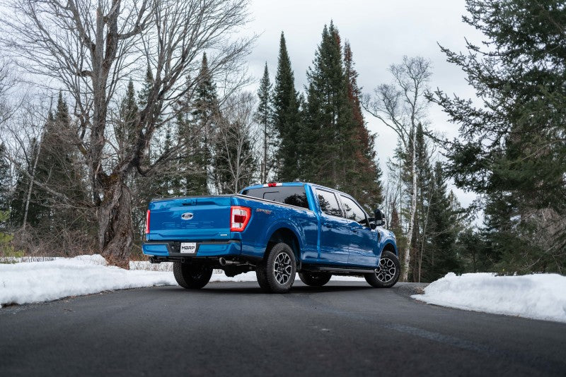 MBRP 2021+ F-150 2.7L/ 3.5L Ecoboost, 5.0L 3in Cat Back 2.5in Dual Split Rear Catback MBRP