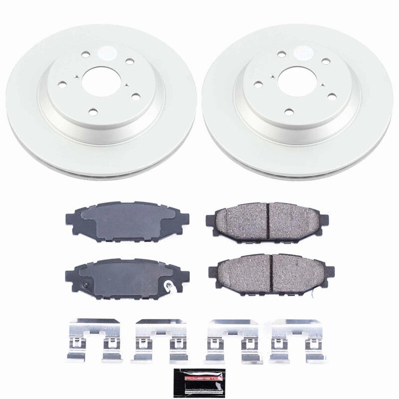 Power Stop 2024 Subaru Impreza Rear Z17 Coated Brake Kit Brake Kits - Performance Blank PowerStop