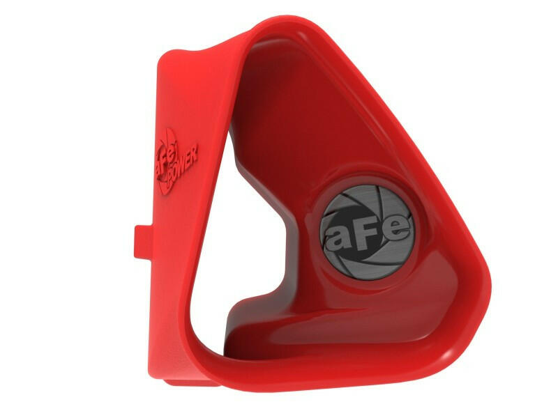 aFe Power 15-20 Ford Mustang 2.3l L4/3.7l V6/5.0l V8 Dynamic Air Scoop - Red Air Intake Components aFe