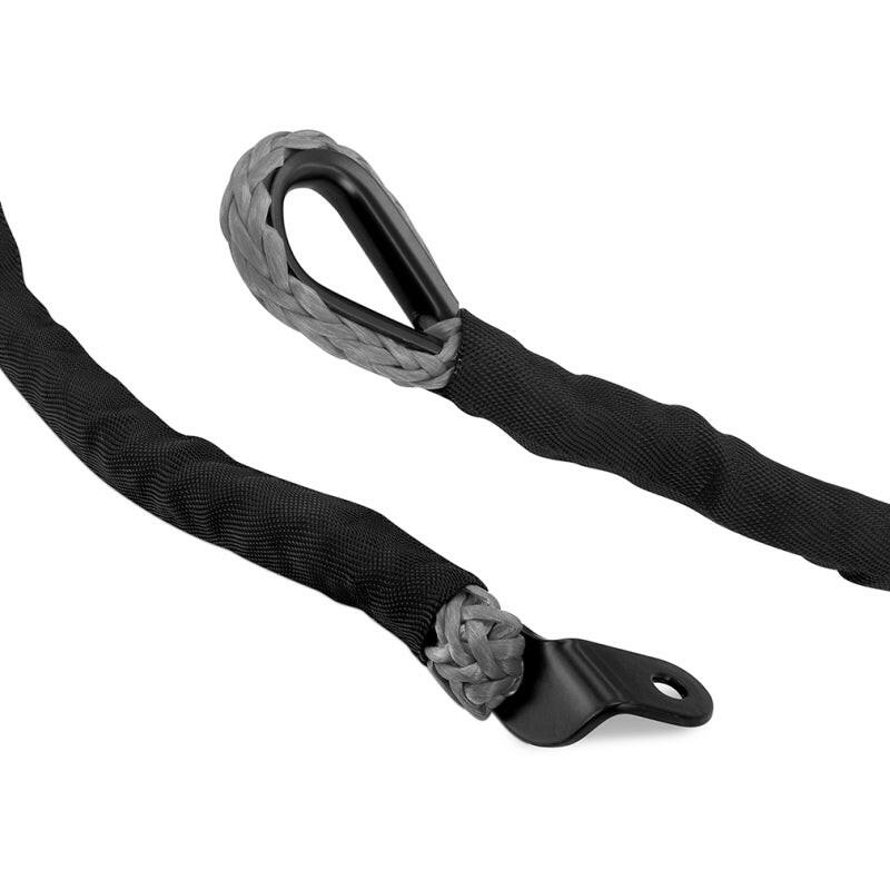 Borne Off-Road Synthetic Rope - 3/8in x 85ft - Grey Winch Accessories Borne Off-Road