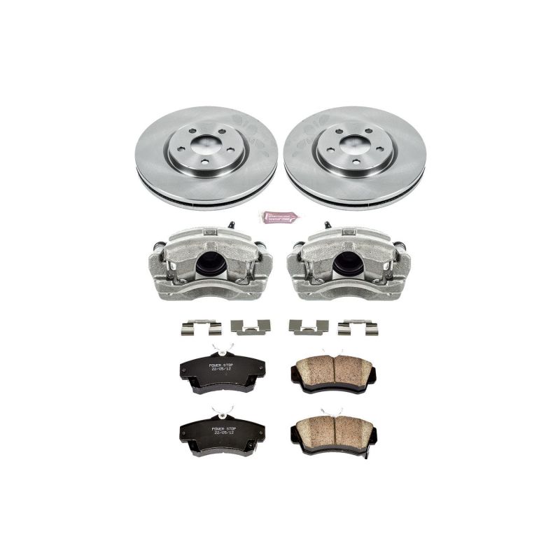 Power Stop 03-09 Chrysler PT Cruiser Front Autospecialty Brake Kit w/Calipers Brake Kits - OE PowerStop