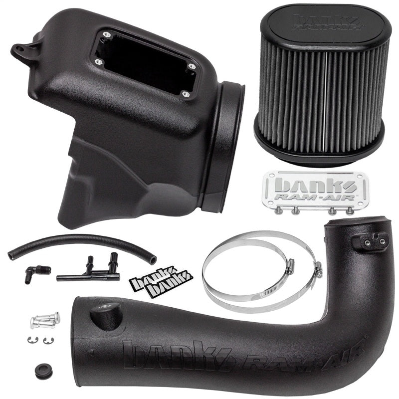 Banks Power 18-21 Jeep 2.0L Turbo Wrangler (JL) Dry Filter Ram-Air Intake System Short Ram Air Intakes Banks Power
