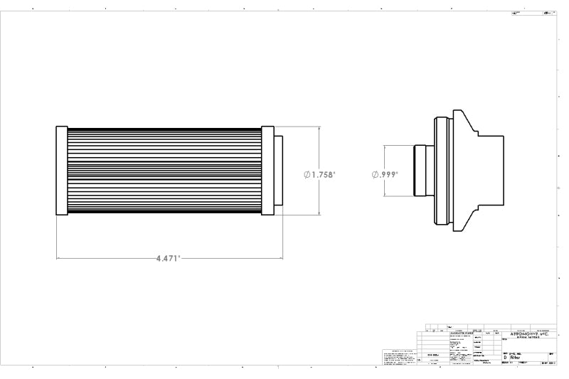 Aeromotive In-Line AN-10 Filter w/Shutoff Valve 100 Micron SS Element - Black Anodize Finish Fuel Filters Aeromotive