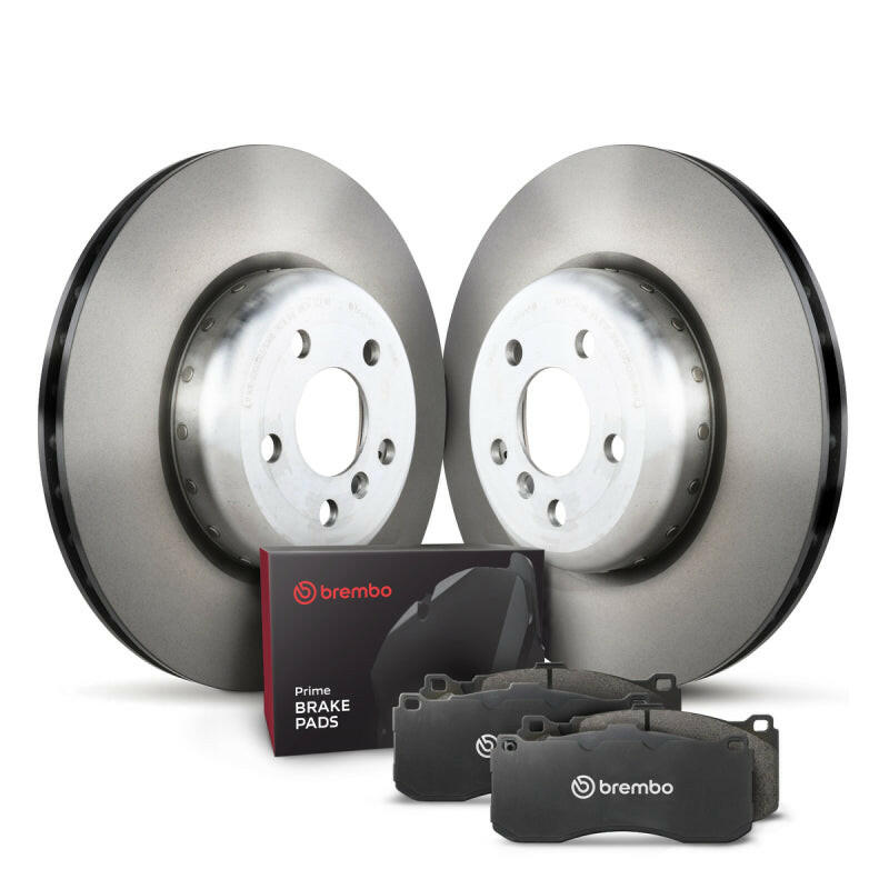 Brembo OE 08-10 BMW 535i/04-05 545i/06-10 550i/04-05 645Ci/06-10 650i Front Disc Brake Kit Brake Rotors - OE Brembo OE