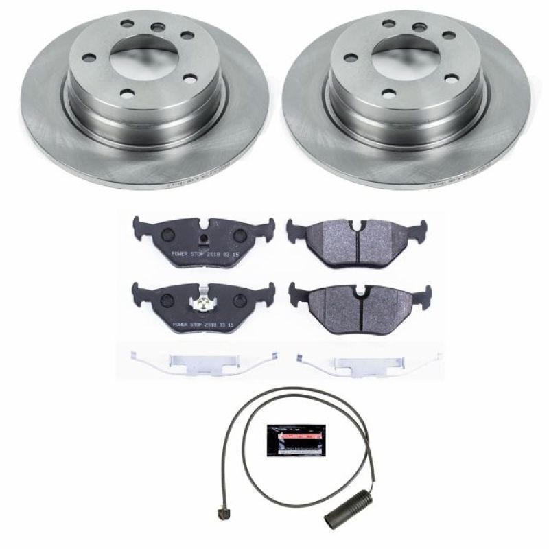 Power Stop 92-98 BMW 318i Rear Track Day Brake Kit Brake Kits - Performance Blank PowerStop