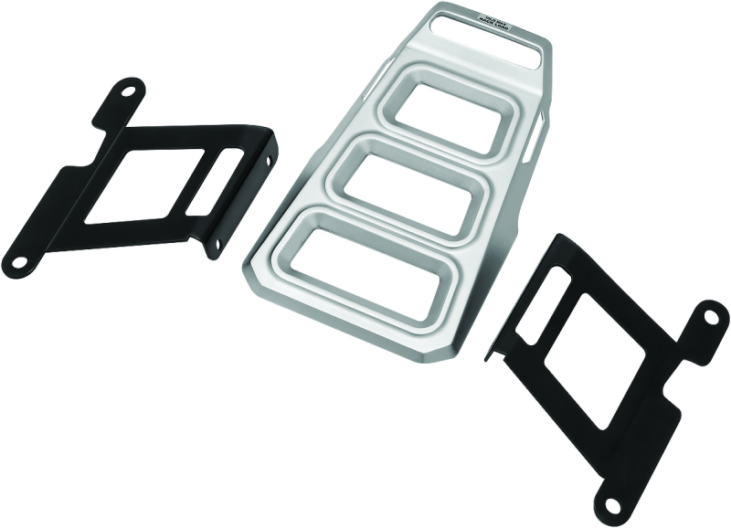 Kuryakyn Dillinger Luggage Rack Silver Bolts Kuryakyn