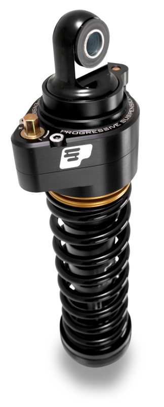 Progressive Harley Ultra Low-QPS 944 Series Shocks, 12.5in, 11in Ride Height Heavy Duty - Black / G Shocks and Struts Progressive