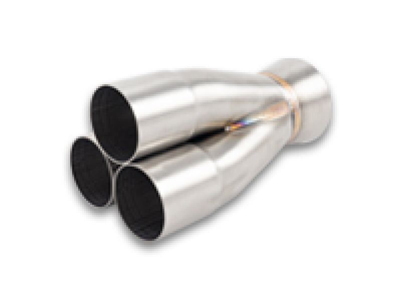 Vibrant 3-1 Merge Collector 2.00in Inlet ID 2.50in Merge OD 3.00in Outlet OD Merge Collectors Vibrant