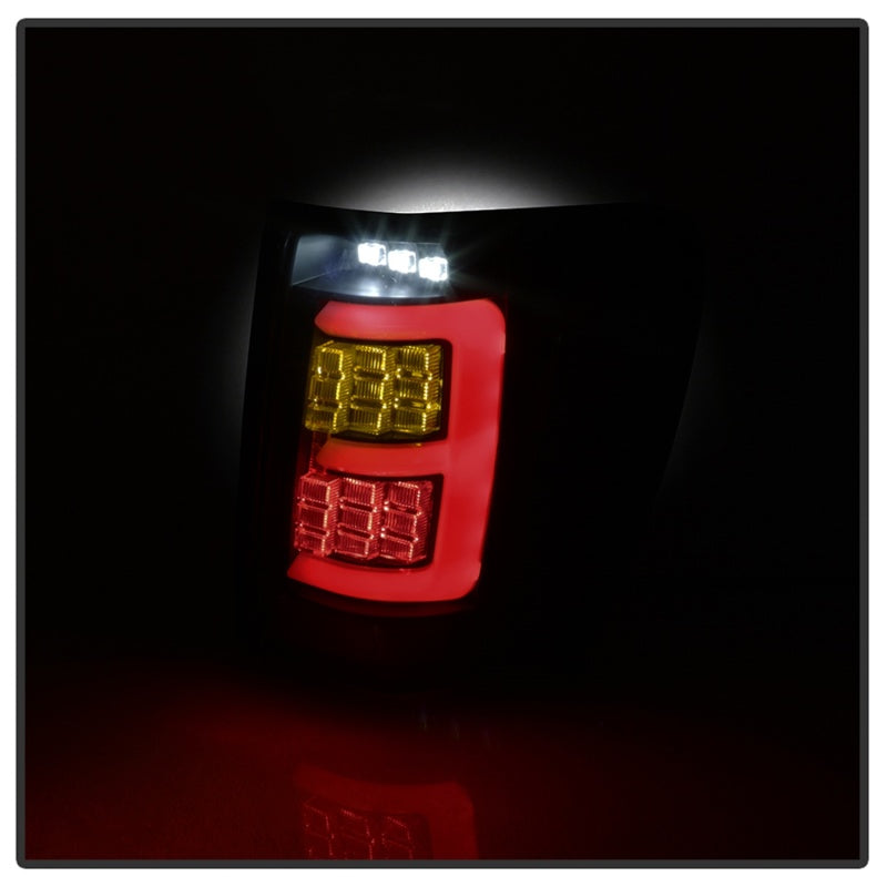 Spyder 99-04 Jeep Grand Cherokee - Light Bar Led Tail Lights - Black Smoke - ALT-YD-JGC99V3-BSM Tail Lights SPYDER