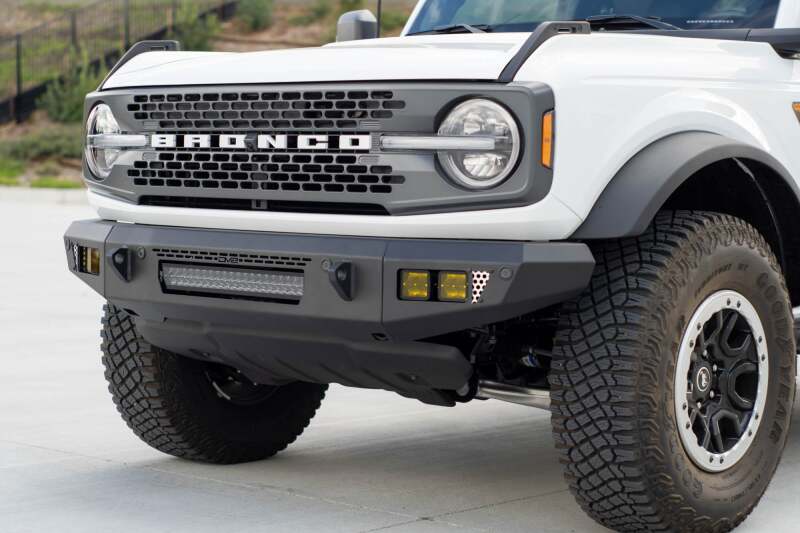 DV8 Offroad 2021+ Ford Bronco Front Bumper V2 - OE Plus Series (Works w/o ACC Relocation) Bumpers - Steel DV8 Offroad