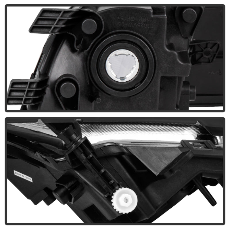 Spyder Volkswagen Jetta MK6 2015-2016 Sedan 4Dr only OEM Style Fog Lights w/Switch Clear FL-VJ2015-C Fog Lights SPYDER