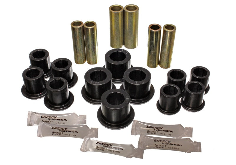 Energy Suspension 97-03 Ford F100/F150/F250 2WD Black Rear Leaf Spring Bushing Set Bushing Kits Energy Suspension