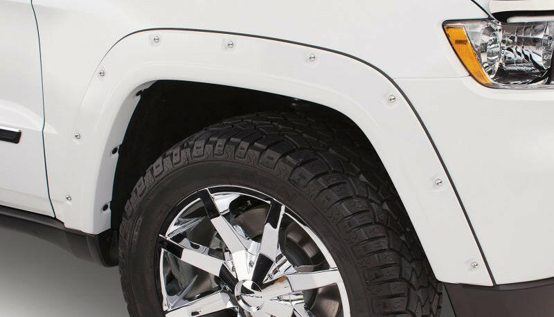 Bushwacker 11-18 Jeep Grand Cherokee Pocket Style Flares 2pc Does Not Fit SRT8 - Black Fender Flares Bushwacker