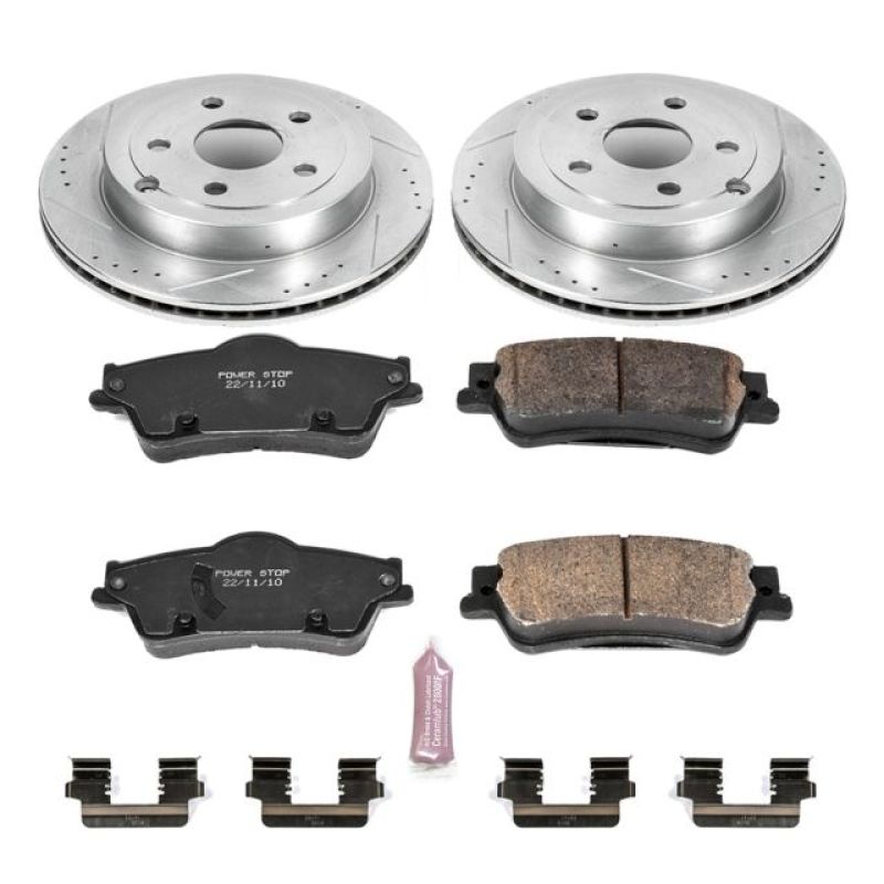 Power Stop 08-09 Pontiac G8 Rear Z23 Evolution Sport Brake Kit Brake Kits - Performance D&S PowerStop