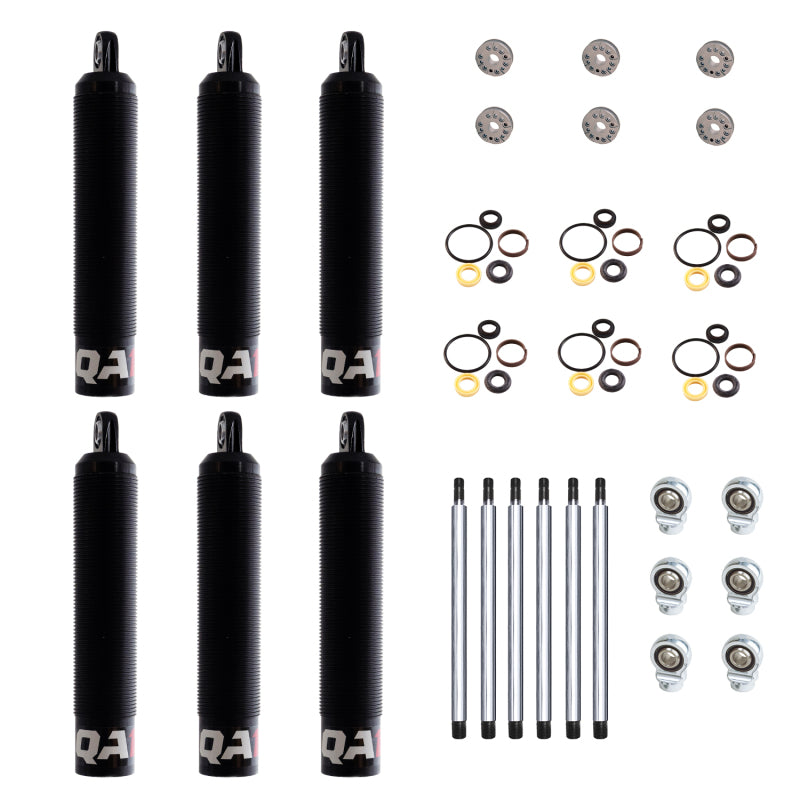 QA1 16.25 Eye-B/Eye-B V-None Dry LD Piston Shock Large Aluminum Coilover 11.38 - 6 Pack Shocks and Struts QA1