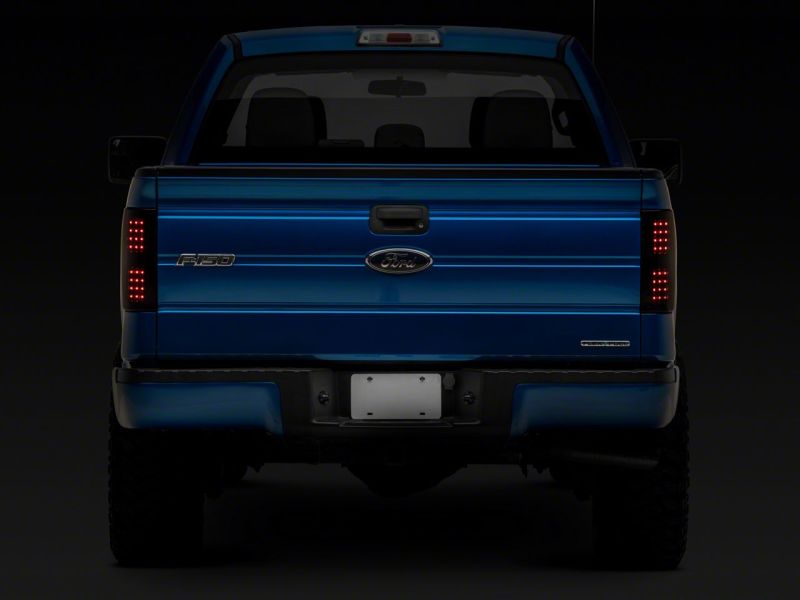 Raxiom 09-14 Ford F-150 Styleside Axial Series LED Tail Lights- Blk Housing (Smoked Lens) Tail Lights Raxiom