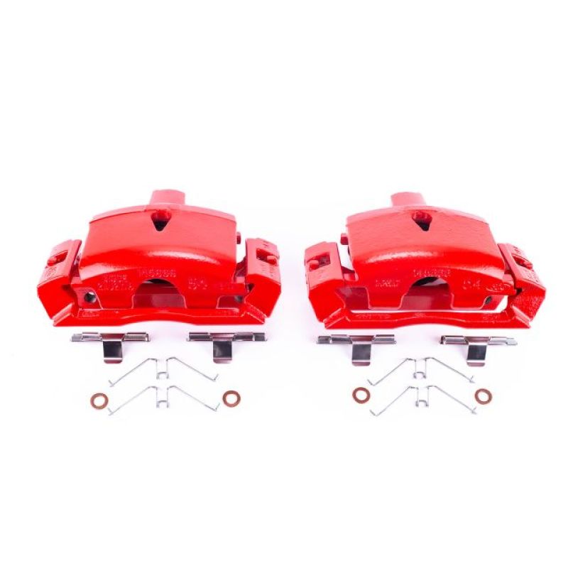 Power Stop 04-06 Ford E-150 Rear Red Calipers w/Brackets - Pair Brake Calipers - Perf PowerStop