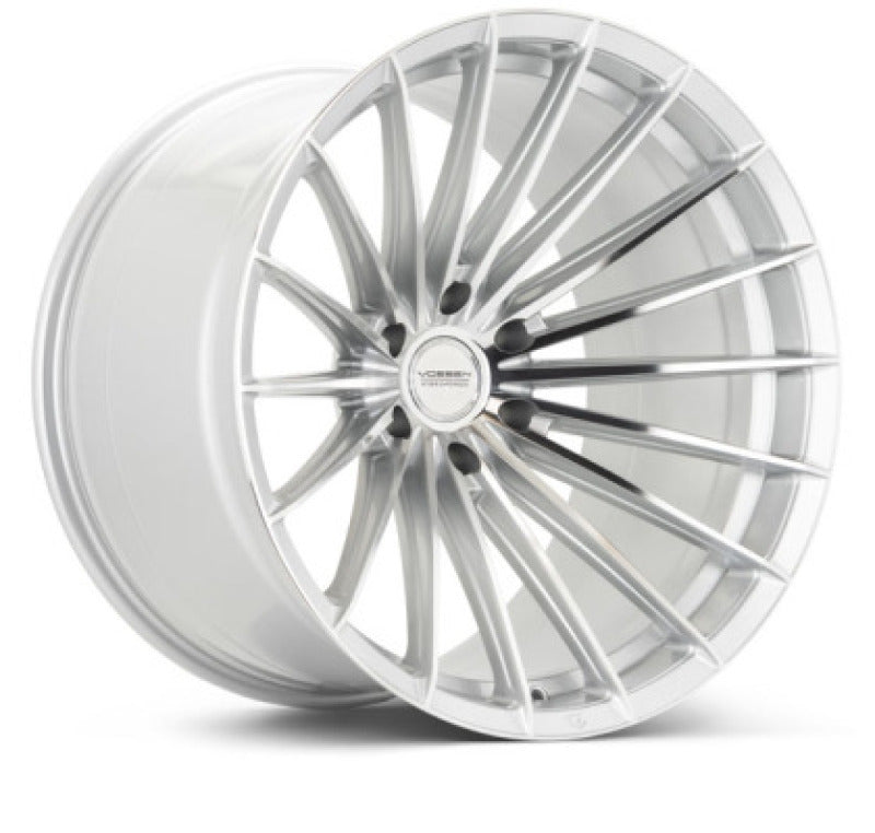 Vossen HFX-4 22x10.5 - 5x114.3 - ET32 - Deep Face - 73.1 - Silver Polished Wheel Wheels - Forged Vossen
