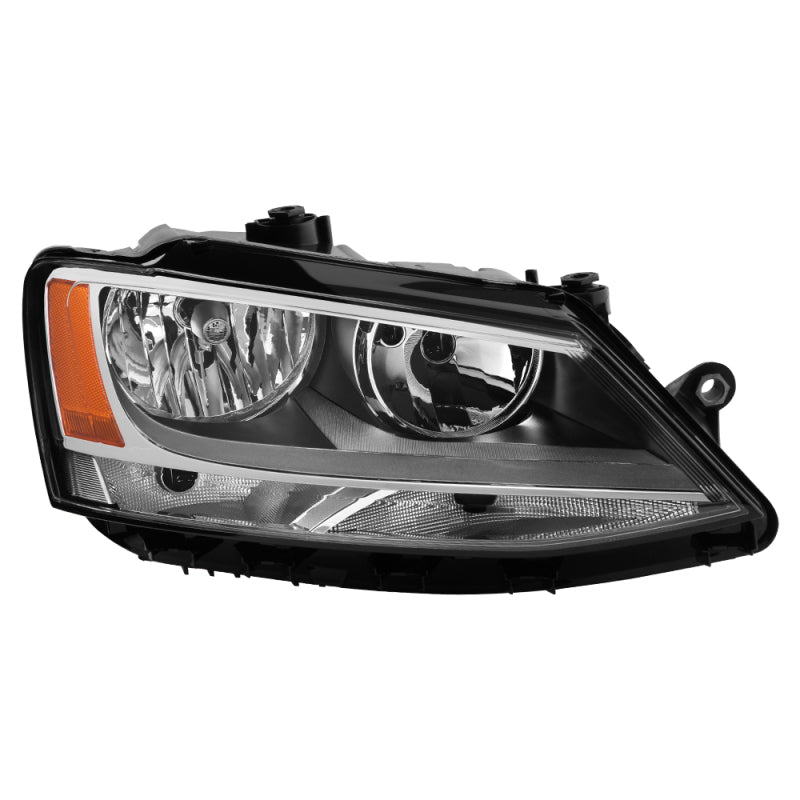 xTune Volkswagen Jetta 11-14 Passenger Side Halogen Headlight - OEM R HD-JH-VJ11-OE-R Headlights SPYDER