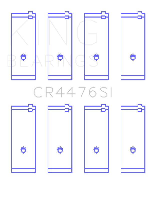 King Engine Bearings Ford Taunus 2000/2300 (Size +0.25mm) Connecting Rod Bearing Set Connecting Rods King Engine Bearings